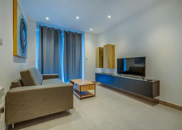 Apartamento Bright&modern 2br Prime St Julian’s Location San Julián